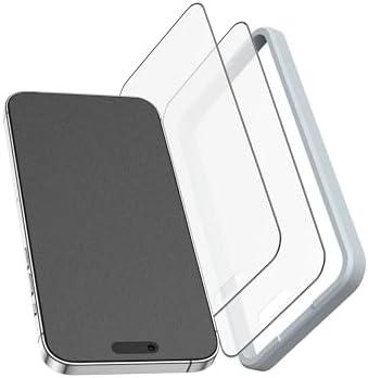 BROTOOESO Compatible for iPhone 16 Pro Matte Screen Protector 6.3 inch, Anti Glare Anti Fingerprint Screen Protector 9H Tempered Glass Easy Installation 4 Pack