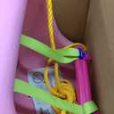 Little Tikes Snug 'n Secure Pink Swing with Adjustable Straps, 2-in-1 for Baby and Toddlers Ages 9 Months - 4 Years,16"D x 16.3"W x 17"H