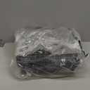 TOOLF Dish Drying Rack with Drainboard, Extendable Dish Rack for Kitchen Counter, Expandable Dish Drainer, Dish Strainer, Foldable Home Countertop Plate Storage Rack with Cutlery Holder, Gray