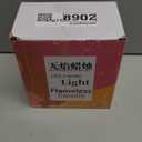 SupBri Rose Shadow LED Flameless Candles, 6PCS Romantic Battery Operated Candles Led Pillar Candles for Valentines Anniversary Wedding Christmas Decorations(White, D 2.5" x H 7.2")