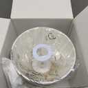 KDG Cordless Portables Table Lamp, LED Fabric Shade Small Desk Lamps, 4000mAh Battery Powered Lighting, 2700K Stepless Dimmable Light for Living Room, Dining Room, Bedroom, Bedside (Bronze)