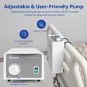 Alcedo Alternating Air Pressure Mattress Pad for Bed Sore and Ulcer Prevention, Hospital & Home Use Medical Mattress Topper for Bedridden Patient, Adjustable Ultra Quiet Pump and Waterproof Cushion