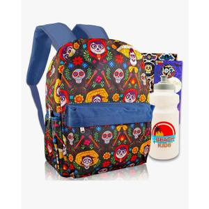 Disney Coco Large Backpack Set - Bundle with 16" Coco Backpack Plus Water Bottle, Stickers, & More | Coco School Backpack For Boys, Girls Disney Coco Large Backpack Set - Bundle with 16" Coco Backpack Plus Water Bottle, Stickers, & More | Coco School Backpack For Boys, Girls