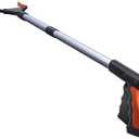 FitPlus 2024 Upgrade PowerGrip T9, Grabber Reacher Tool, Wide Jaw, Foldable, Steel Cable, with 96 Grip Points for Firm Grip, Magnet Orange, 32 Inch (Pack of 1)