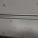 TONIAL Bay Window Curtain Rods, 36 to 72 Inch Center Rod for Windows, 20 to 36 Inch Side Rods for Window 3/4 Inch Decoratice Drapery Rods with Small Cap End, Silver