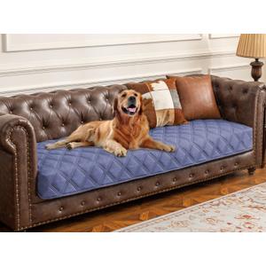 Ameritex Waterproof Dog Bed Cover Pet Blanket with Anti-Slip Back for Furniture Bed Couch Sofa (30x90 Inch (Pack of 1), Violetblue)