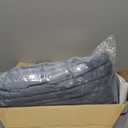 Homemate Heated Blanket Electric Throw - 50"x60" Heating Blanket Throw 1/2/4/6/8 Hours Auto-Off 10 Heat Level Over-Heat Protection Flannel Sherpa ETL Certification (01 - Light Grey)