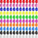 Olutacot 120 Pcs Plastic Egg Shakers Easter Egg Shaker Percussion Musical Maracas Plastic Easter Egg for Kids Toys Learning DIY Painting(10 Colors)