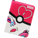 Card Binder 4 Pockets,Collectible Trading Card Albums, 400 Double Sided Pocket PU Premium Zip Trading Collection Binderwith 50 Removable Sleeves for Game Sports Card. (re001)