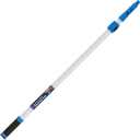 Unger Professional Connect & Clean 3-6 Aluminum Telescopic Extension Pole with Locking Cone & Quick-Flip Clamp Compatible with Cleaning Tool Attachments, Window Cleaning & Dusting Tool