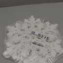 8Pcs Large White Snowflake Ornaments, 12''Big Plastic Christmas Ornaments, Hanging Snowflake Decorations for Christmas Tree Decorations Winter Decoration Indoor Outdoor Holiday Decor Craft Snowflakes