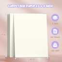 120 Sheets Cream Cardstock Printer Paper 8.5 x 11, Ivory Cardstock Paper, Construction Paper 8.5 x 11, Card Stock Paper 8.5 x 11, 200 GSM Thick Cardstock for DIY Cards, Greeting Cards, Wedding Invitation