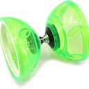 Triple Bearing Diabolo & Sticks String Pro Clutch Diablo Set Retro Juggling Toy Gift for Kids & Adults (Green)