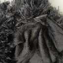 Andency King Size Comforter Set Black, Fluffy Winter Faux Fur Warm Soft Plush Bedding Comforter Set (1 Velvet Comforter & 2 Pillowcases), Fuzzy Thick Heavy Puffy Comforters Bed Set