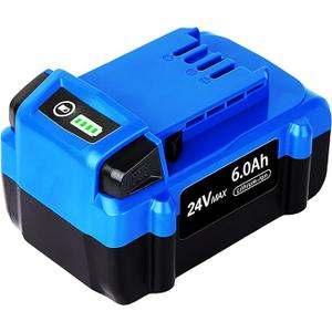 Upgrade! 6.0Ah Replace Battery for Kobalt 24V Battery Max KB624-03 KB524-03 KB424-03 KB224-03 KB124-03 Lithium Ion Cordless Tools High Capacity Battery[Can't FIT Snow Joe &Sun Joe &Chain Saw]