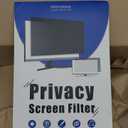 [2-Pack] 21.5 Inch Privacy Screen for Computer Monitor 16:9 Aspect Ratio, Eye Protection Anti Blue Light Glare Shield, 21.5inch Removable Black Blackout Anti Spy Desktop Security Private Filter