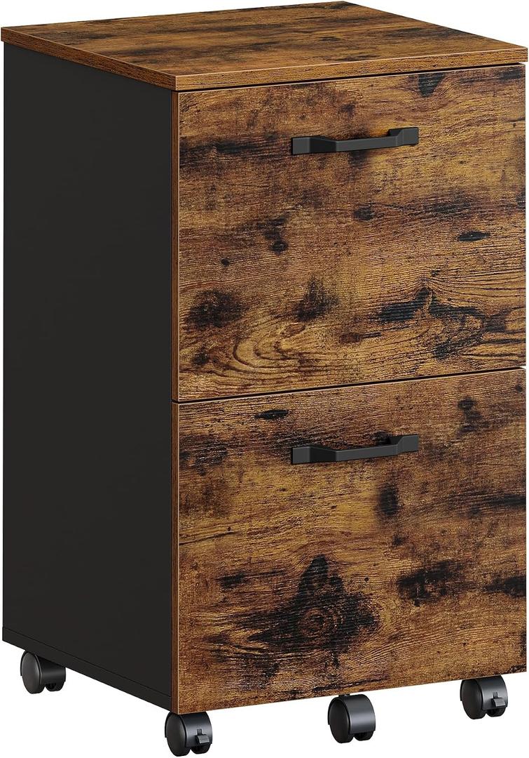 VASAGLE Mobile Cabinet, Folder, 2 Drawers, Printer Stand