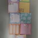 9 Pads Goose Sticky Notes Cartoon Self Stick Notepads 3x3 Inches Notes Adhesive Memo Pad Office Decor Gifts for Students School Teacher Office Meeting