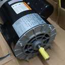 Air Compressor Electric Motor, 3.7 HP 3450 RPM, 230V Single Phase, 56 Frame 5/8" Keyed Shaft 60 Hz, Commercial-Duty CCW Rotation, 1.88 Shaft Length for Air Compressors