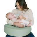 Dr. Brown's Nursing Pillow with Washable Cover, Breastfeeding Lap Support Pillow, Premium Memory Foam, Firm and Responsive, Storm Green