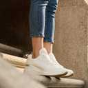 Cestfini High Heel Wedge Sneakers for Women Dressy Hidden Wedge Tennis Shoes Lightweight Fashion Heeled Sneakers Lace Up Women White PGYDX06W-174-RT-ALLWHITE-6.5