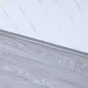 9.8ft Peel and Stick Floor Transition Strip, Carpet to Tile Transition Edging Trim Suitable for Doorways Threshold (Cover Height Within 5mm) (Gray)