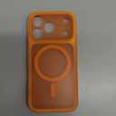 TOCOL for iPhone 17 Pro Case, Full Camera Protection, Built-in Magnetic Ring, Compatible with Magsafe Charger, Drop Protection, Translucent Matte Phone Case for iPhone 17 Pro 6.3 inch (Orange)