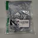 Women's Sexy Lingerie with Waist Garter Embroidered Lace Flower Bra and G-String 4 Piece Lingerie Sets (Black, S)