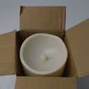 6" x 9" Extra Large Flameless Candle Outdoor Candle with Auto 6 Hour Timer, Battery Operated Waterproof LED Pillar Candle for Lantern, Front Porch, Ivory Plastic, Long Last for 6 Month