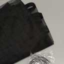 Upgraded Reinforced Pet Screen Door Thickened Cat Resistant Mesh Screen Door for Living Room, Bedroom, Patio, Dog Cat Scratch Proof Screen with Zipper Closure (Fits Door Size up to 32''x 80'', Black)