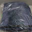 D3uduta Navy Blue Fluffy Plush Runner Rugs 2x6 ft Tie Dye Rectangle Shag Rug for Bedroom Dorm Living Room Kids Room, Machine Washable Anti-Slip