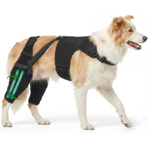 Dog Leg Braces for Back Leg, Adjustable Dog Knee Brace with 4 Stabilizers, Hip Support to Reduces Pain, Ligament Injuries & Luxating Patella & ACL CCL for  Large Dogs, Large 