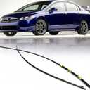 Drip Side Molding for Honda Civic 2006 2007 2008 2009 2010 2011 Windshield Roof Molding Trim Set Replace 73158-SNA-013 73168-SNA-013