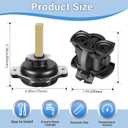 GP77886 Mixer Cap and GP800820 Pressure Balancing Unit Assembly, Compatible with Kohler K-GP77886, Shower Cartridge Replacement for K-304 and K-11748 1/2" Pressure Balancing Valve
