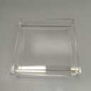 Clear Acrylic Organizer Tray, 8 x 8 Low-Profile Display & Vanity Tray – BPA-Free, Bathroom, Desk, Decor & Serving (Dry Use Only) 