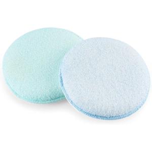 Daily Spa Renewal Exfoliating Body Scrubber, Dual-Texture Scrubber, 4 Count, Blue & Green