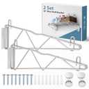 Kritkin 2 Set 18" Fixed Wall Mount Single Wire Shelf Bracket