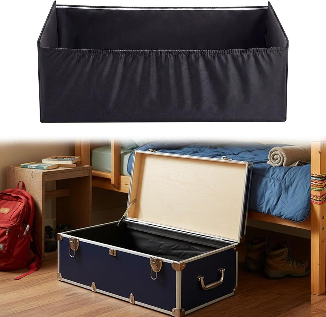 2 x Breling 30" L x 17.2" W Camp Trunk Liner for Summer Camp 660D Nylon Fabric Trunks Liner for Secure Summer Camping