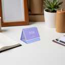 Tofficu 2026 Mini Desk Calendar 5-Pack Small Standing Flip Monthly Planner 3.66X2.95X12.79In Compact Desktop Organizer with Thick Paper for Home and Office