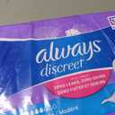 Always Discreet Adult Incontinence Pads for Women, Heavy Absorbency, 4  Long Length, Postpartum Pads, 54 Count