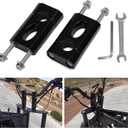 7/8" Handlebar Risers - 7/8" 22 mm Handlebar Mount Clamp Risers for Coleman Bt200x Ct200 SSR125 Razor MX350 MX650 Dirt Pit Bike 50cc 70cc 90cc 110cc XR/CRF Motocycle Dirt Pit Bike Mini Bike,Black