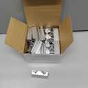 Boao 25 Sets Sliding Window Locks Aluminum Metal Window Security Safety Locks with Keys Silver Adjustable up and Down Stopper Proof Home Door Patio Guard (2 Keys)