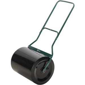 Outsunny 20-Inch Push/Tow Behind Lawn Roller Filled with 16 Gal Water or Sand, Perfect for Flattening Sod in The Garden