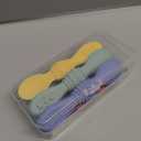 Elk and Friends Silicone Baby Spoons | Travel Case Included | First Stage Infant Toddler Spoon | Baby Led Weaning Stage | Dishwasher Safe (Blush/Lilac/Lemon/Sage/MistyBlue/Gray)