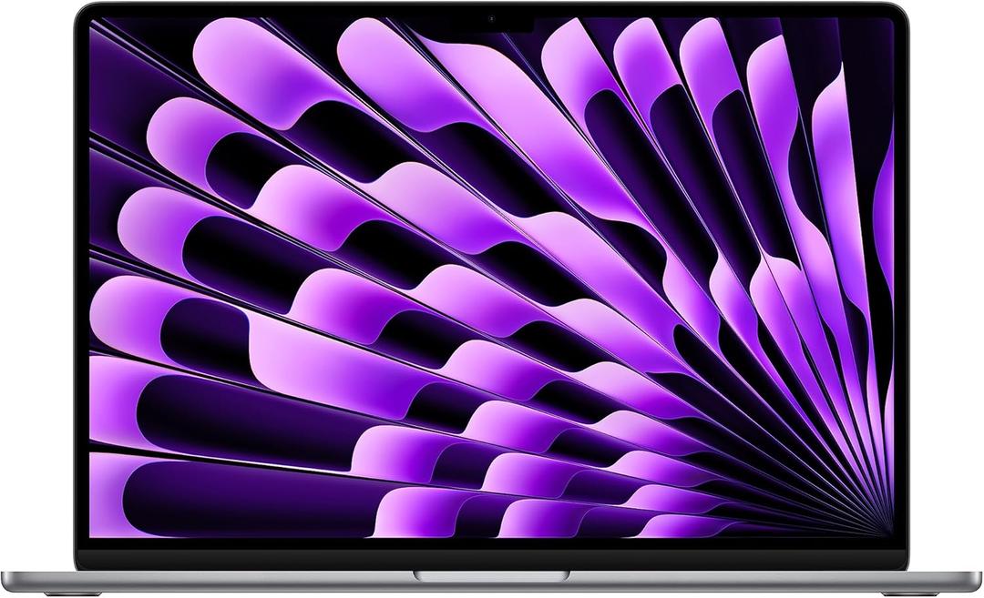 2023 Apple MacBook Air with Apple M2 Chip with 8-Core CPU/10-Core GPU (15-inch, 8GB RAM, 256GB SSD Storage) (QWERTY English) Space Gray 