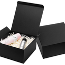 520Tags Christmas Gift Tags Stickers, Self-Adhesive Christmas Name Tags, 24 Pack 9x6x4 Gift Boxes, White Gift Boxes with Lids, Black Gift Boxes with Lids 8x8x4 Inches 10 Pack,  Small Gift Box for Christmas, Wedding, Graduation, Holiday, Birthday Presents Packaging