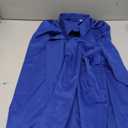 Siliteelon Womens Classic-Fit Dress Shirts Long Sleeve Button Down Wrinkle-Free Stretch Solid Casual Work Office Blouse Top (3X-Large, Royal Blue)