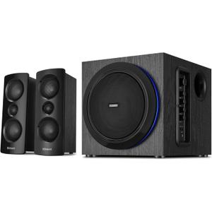 Elimavi Computer Speakers with Subwoofer, 2.1 PC Speakers with Powerful Bass and 120W Peak Power,Bluetooth 5.3, Aux/RCA/Optical/Coaxial,in for Desktop, Monitor, Gaming