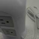 TESSAN Tower Surge Protector Power Strip 10 ft, Long Flat Extension Cord with Multiple Outlets, 8 AC Outlets with 4 USB Ports (1 USB C), Charging Station with Surge Protection, for Home Office Dorm (Grey)