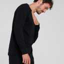 LAPASA Men 100% Merino Wool Shirt Base Layer Lightweight Midweight Thermal Top Long Sleeve Hunting Undershirt Warm Long John (X-Large)